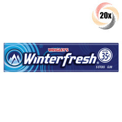 20x Packs Wrigley’s Winterfresh Chewing Gum | 5 Sticks Per Pack | Fast Shipping!