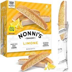 Nonni’s Bakery LIMONE Biscotti Nonnis Baked With Real Lemons 6.88 oz Box