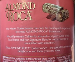 6 Pack Brown & Haley Almond Roca ~ The Original Buttercrunch Toffee w/Almonds GF