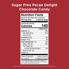 Russell Stover Sugar Free Pecan Delight Chocolate Candy 10 oz Bag Free Ship