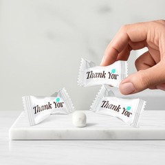 Thank You Candy Buttermints, 8 Ounce Mint Bulk Bag, Approximately 60 8