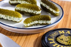 Maille Pickles 2 count Cornichons Original 13.5 Fl Oz (Pack of 2), Green