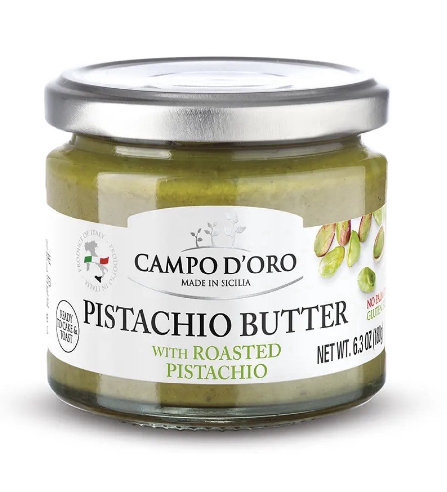 Campo D’Oro Pistachio Butter 180g (Pack of 6) Made In Italy