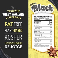 Wiley Wallaby Licorice 24 Ounce Classic Gourmet 24 (Pack of 1), Black