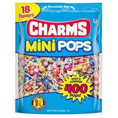 Bulk Charms Mini Pops – 4.5 lb Bag, 400 Individually Wrapped