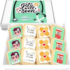 Get Well Soon Cookies Gift Basket | Individually Wrapped 12 Pack | Decorated …
