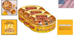 Traditional Butter Cookies Tin – 36 oz of Pure Nostalgia, No Artificial Colors