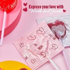 1 x Colombina Tiger Pops Very Berry Cherry & Blue Raspberry Heart Lollipops…