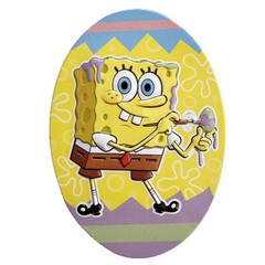 SpongeBob Easter Candy Tin Sour Strawberry Shaped Candy Collectible 1.2 Oz
