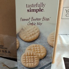 Tastefully Simple Peanut Butter Bliss Cookie Mix-Expired 7-15-25