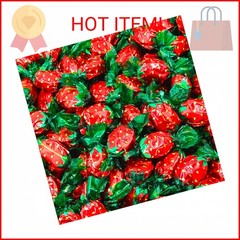 Strawberry Hard Candy | 1 Pound Bag – Approx. 85 Count | Strawberry Candy Indivi