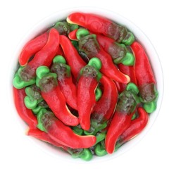 Sweet Red Chili Pepper Gummy ~ MILD~ 10LB – 160OZ BAG ~ BEST PRICE
