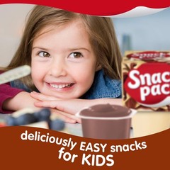 Snack Pack Chocolate and Vanilla Flavored Pudding Cups Family Pack, 12 Count …