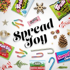 SweeTARTS Mini Holiday Candy Canes 12 Count Fruity Flavors Christmas Treats