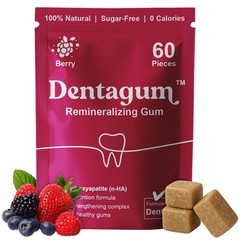Remineralizing Gum with Nano-Hydroxyapatite & Xylitol – SugarFree Berry Chewi…