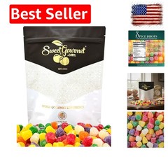 Spice Drops Candy, Old-Fashioned Gumdrops, 6 Flavors Jelly Candy, 1 Pound
