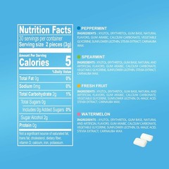 Delicious Assorted Flavors Xylitol Gum – Low-Calorie & Aspartame-Free Pack of 4