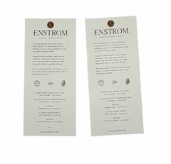Lot of 2 Enstrom Almond Toffee Brochures Grand Junction Colorado Candy