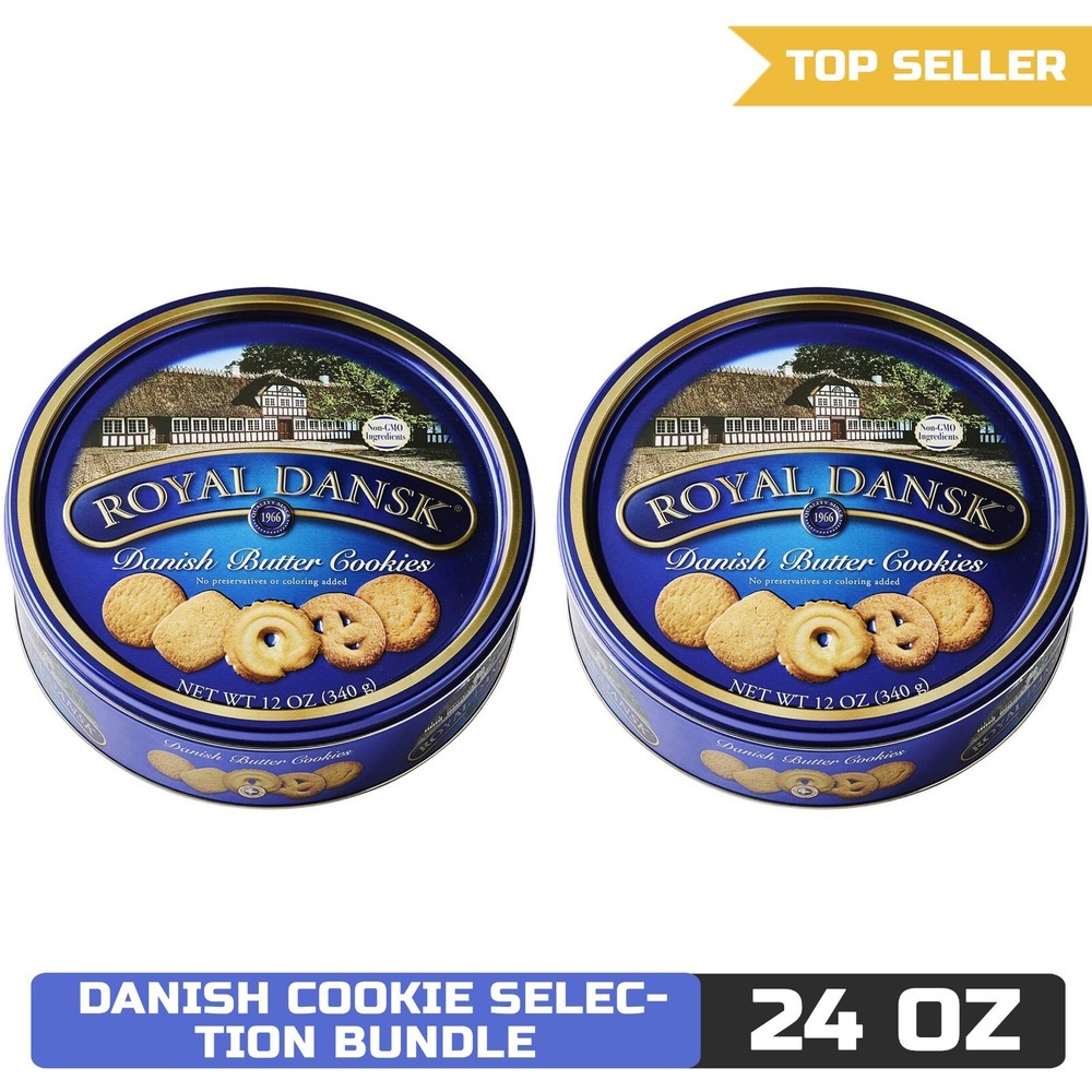 Royal Dansk Danish Cookie Selection, 12 Ounce (2 Pack)