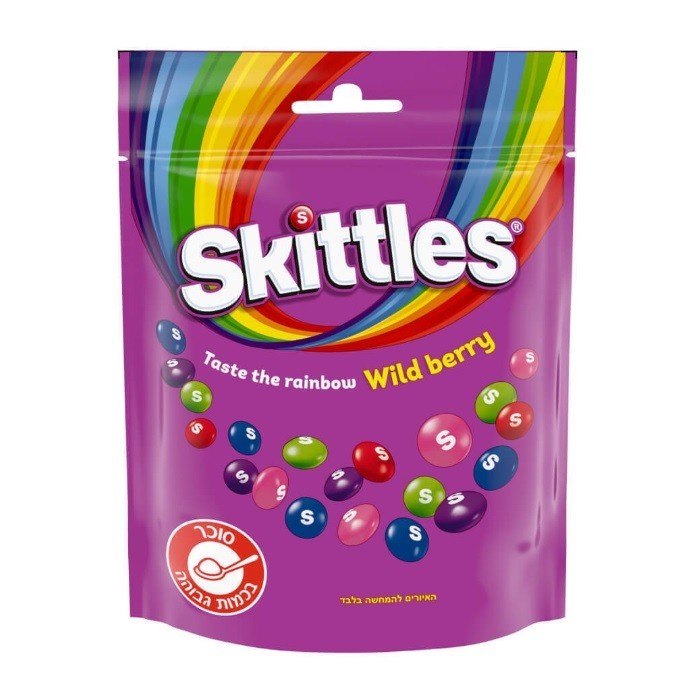 6x Skittles Wild Berry, 152 Grams, From Israel, Kosher Certified