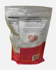 2 Edward Marc 20 oz STRAWBERRY SHORTCAKE BITES Cookie Bulk Size, BB 8/2026