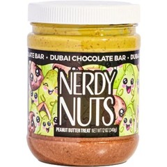 Nerdy Nuts Dubai Chocolate Bar Peanut Butter Treat – 12oz