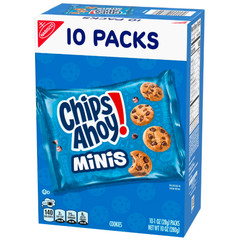 CHIPS AHOY! Mini Original Chocolate Chip Cookies, 10 Snack Packs – Free Shipping