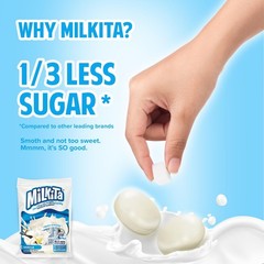 Milkita Tasty Vanilla Candy 30 Count Chewy Milkshake Flavor Gluten Free Treats