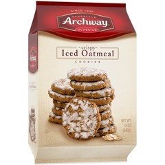 Crispy Iced Oatmeal Cookies, 12oz – Home-Style Treats