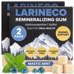 Remineralizing Gum with Nano Hydroxyapatite & Xylitol – Sugar-Free, Natural, 36