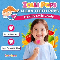 Kids Lollipops for Healthy Smiles, Tropical Flavor, Gluten Free, 16 Ounce