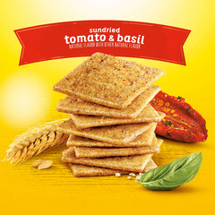 Wheat Thins Sundried Tomato & Basil Crackers 13oz Family Size Whole Grain