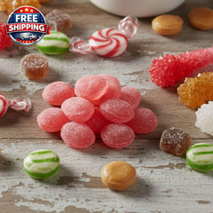 Sanded Clove Drops, Classic Old-Fashioned Hard Candy, Gluten-Free, Fat-Free, 1 P