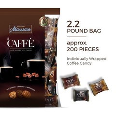 Maestro Massimo Assorted Coffee Candy – Individually Wrapped 2.2 Pound Bulk B…