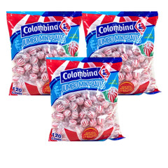 Colombina Jumbo Mint Balls 120pc – Pak of 3