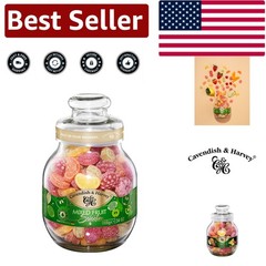Exquisite Mixed Fruit Hard Candy Drops in 34 Ounce Jar – A Sweet Luxury