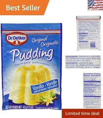 Delightful German Vanilla Pudding 3 Pack – Quick & Creamy Dessert Mix