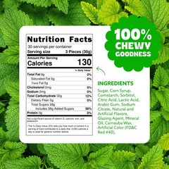 Cambie – Jelly Spearmint Leaves Candy, Sugar Coated 2 Pounds,