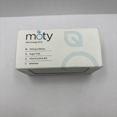 NEW Moty MINT ENERGY GUM 5 Packs Of Gum 10 Pieces/Pack 50 PIECES Total
