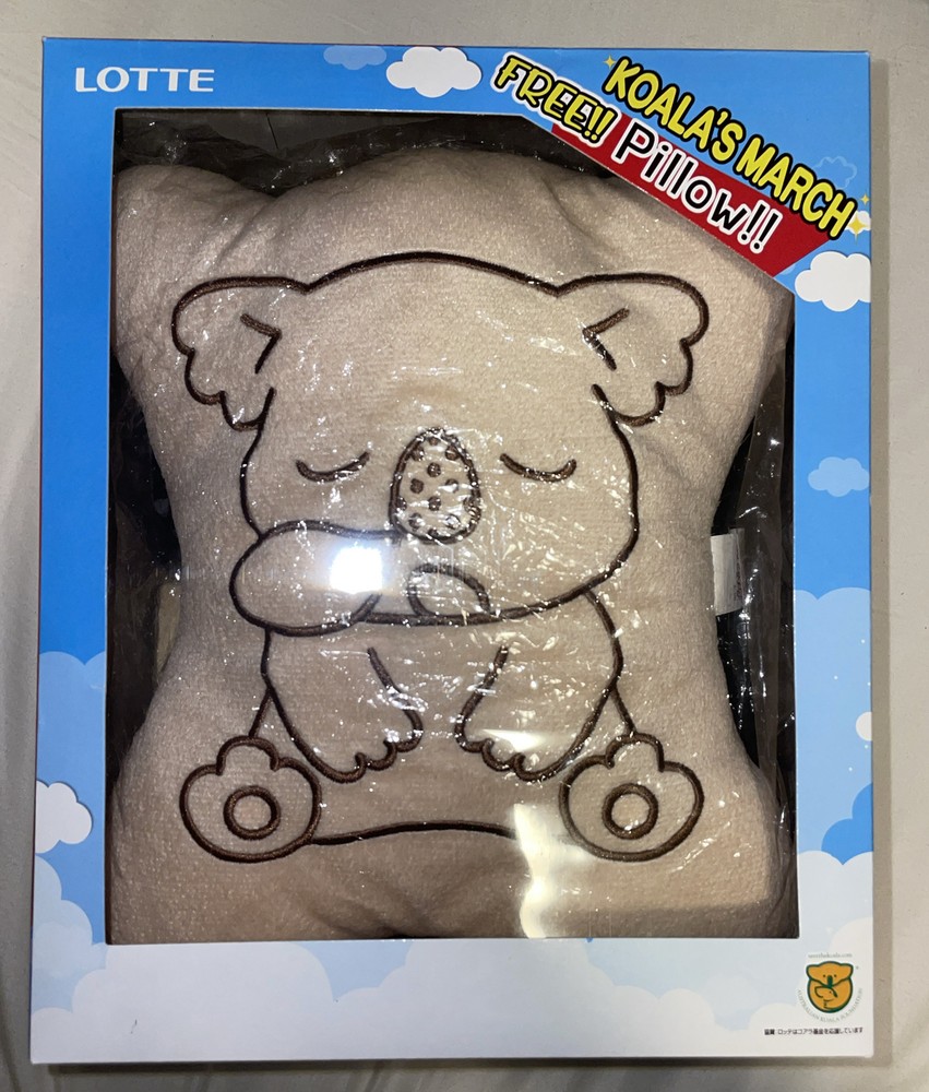 Lotte Koala’s March Biscuit Big Cushion Pillow Stuffed Doll Toy 52cm Japan Boxed