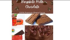 X2 50g KINGSBITE Milk Chocolate GoldenTree- 40% Cocoa. 48 HR SALES !