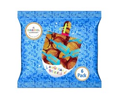 Six Mesh Bags of Gourmet Milk Chocolate Gelt – Kosher Certified for Hanukkah
