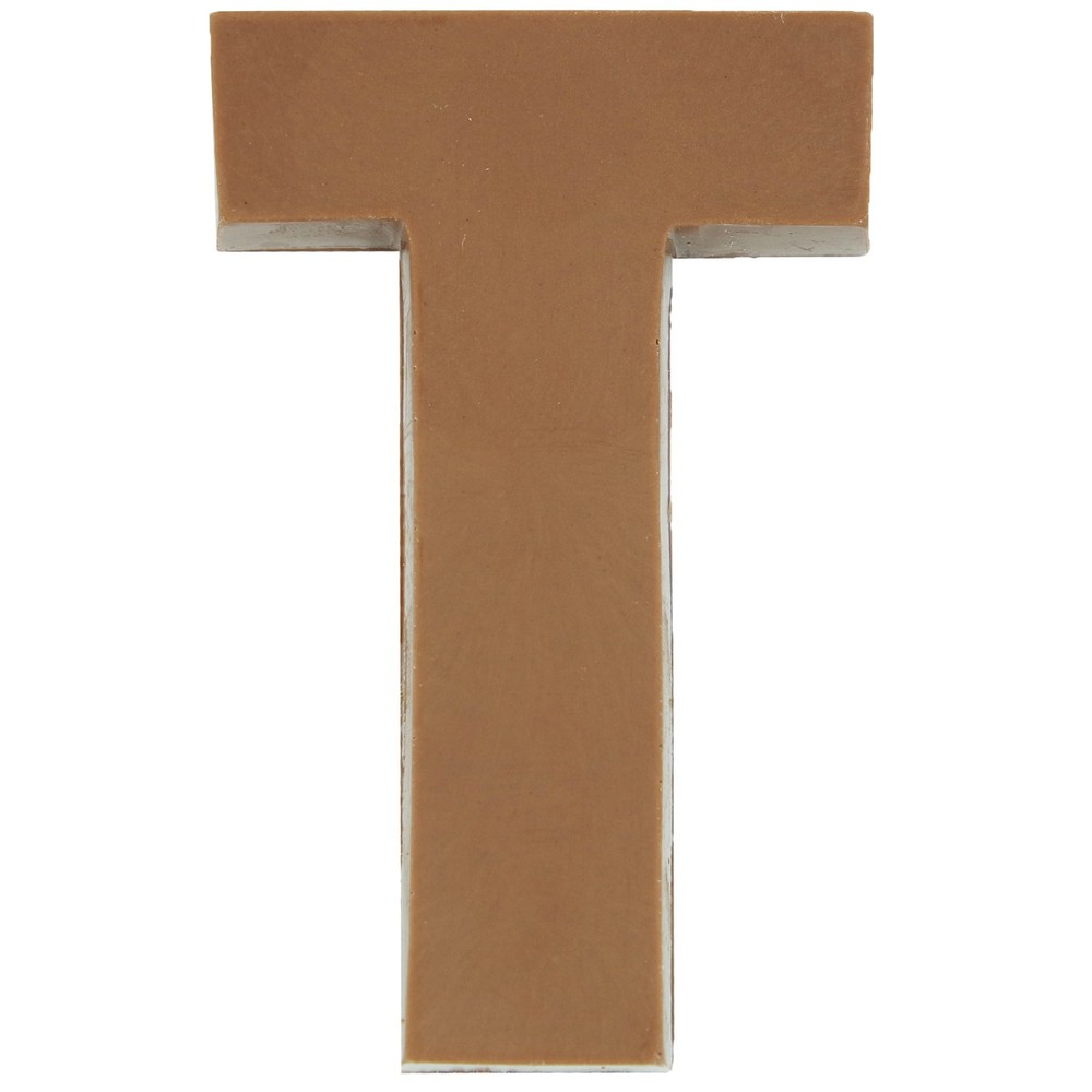 Philadelphia Candies Solid Milk Chocolate Alphabet Letter T, 1.75 Ounce Gift