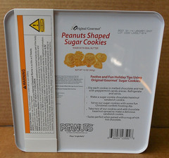 Peanuts Holiday Music & Lights Tin with Sugar Cookies January 14 2027