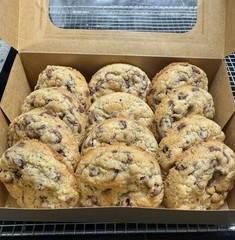 Dozen Sourdough Chocolate Chip Cookies All Natural Ingredients 2.5lbs Of Cookies