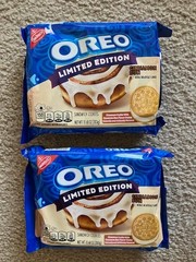 2 Oreo Oreos Limited Edition CINNAMON BUN Sandwich Cookies 10.68 oz
