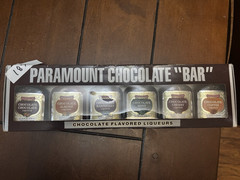Paramount Chocolate Flavored Liqueurs Bar Assortment Box, 6 Pack, Almond