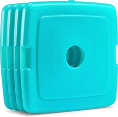 Set of 4 Slim Reusable Ice Packs – Long-Lasting Chill for Lunch Bags & Coolers