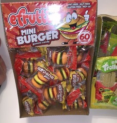 Burger & Fries Gumny Candy Efrutti Trolli Chewy Sweet Sugar Kids Party Fun Snack