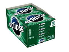 ECLIPSE Spearmint Sugar Free Gum, 18 Pieces (8 Pack)